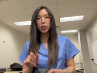 Creepy doc Convinces Young Asian Medical expert to Fuck to Get Ahead