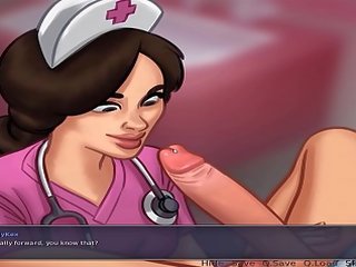 Groovy Ενήλικος βίντεο με ένα ακμή φιλενάδα και τσιμπούκι από ένα νοσοκόμα l μου πιο σέξι gameplay στιγμές l summertime saga&lbrack;v0&period;18&rsqb; l μέρος &num;12