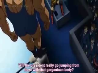 Jätte wrestler hårdporr knull en söta animen husmor