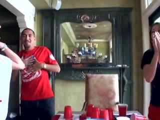 リアル x 定格の ビデオ 映画 パーティー -titillating サッカー ファン
